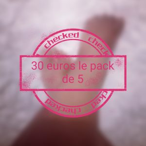 pack 5 photos de mes pieds