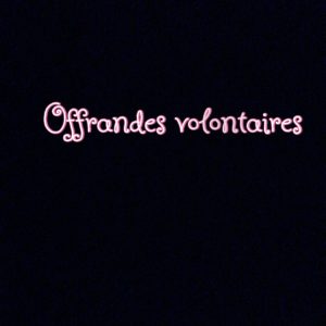 Offrandes volontaires