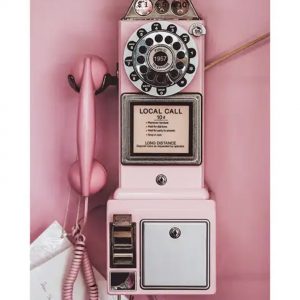 Téléphone rose