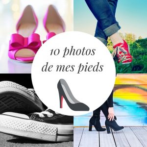 10 photos personnalisables de mes pieds