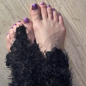 Pieds vernis