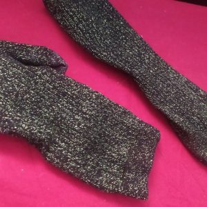 Chaussettes vert pailletées 🌲