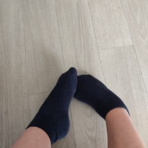Chaussettes bleues marines