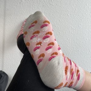Chaussettes parisiennes portées 6 jours croissant café