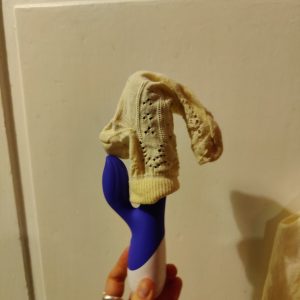 Chaussette essuie dildo
