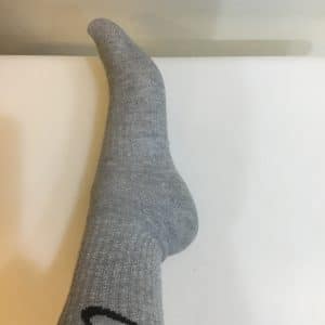 Une chaussette nike portée pendant 4 jours