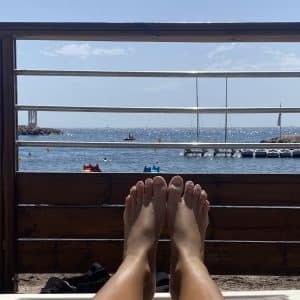 Feet on request