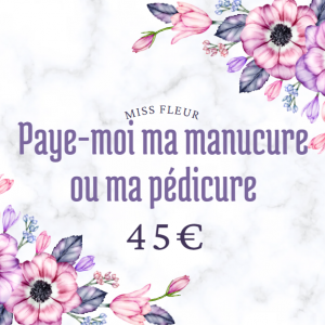 Paye-moi ma manucure ou ma pédicure
