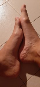 Escarpins, compensées, avec du vernis,