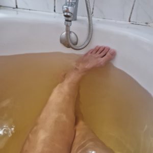 Dans l'eau