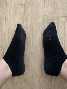 chaussettes portée pendant 3jours