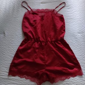 COMBINAISON ROUGE CARMEN SUR MESURE