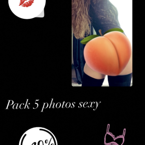 Pack 5 photos sexy (choix couleurs) 💋