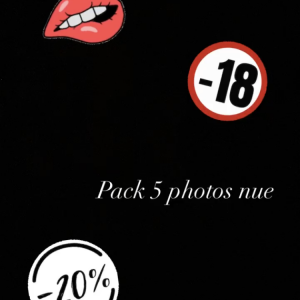 Pack 5 photos nue 🥵🔞