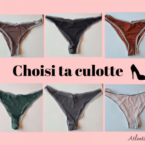 Culotte liserai blanc