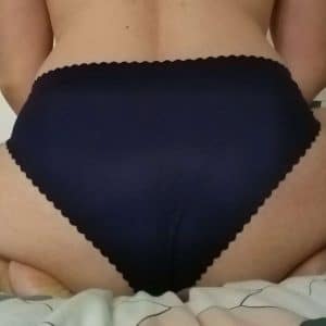 Culotte bleu marine (portée 24h)