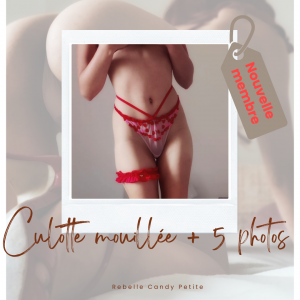 Culotte portée 24h + 5 photos sexy