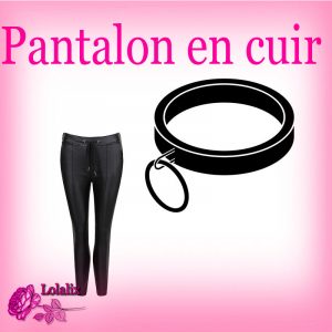 Pantalon en cuir
