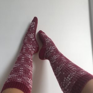 Chaussettes hautes portées 24h ou +