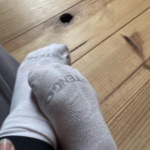 Chaussette blanche sport