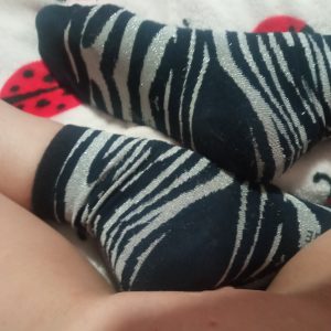 mes chaussettes zèbrées , pour Jean ❤️