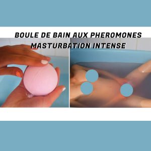 💦 Sextoy caché dans une boule de bain aux phéromones🛁 MASTURBATION INTENSE 🛁
