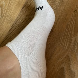 Chaussette qui m’a essuyé au toilette après pipi