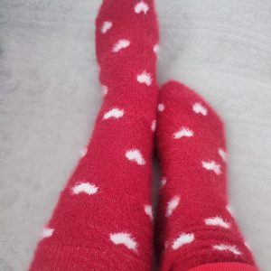 En chaussettes de Noël