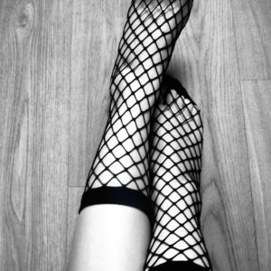 Chaussettes résille sales