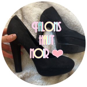 Talon haut noir 👠