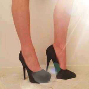 Jolie pied en haut talon sexy