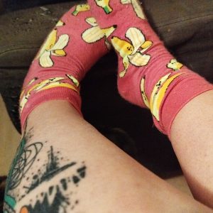 Mes jolies chaussettes sales...