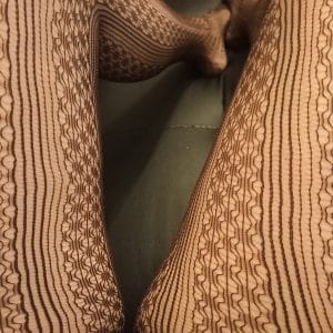 Collant porté sans culotte ❤️