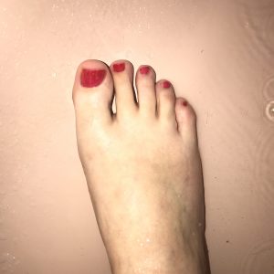 Beaux pieds vernis