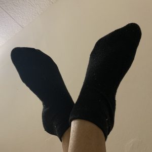 Pieds avec chaussette