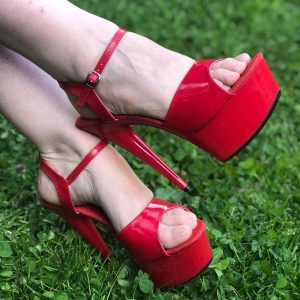 Pieds en talon sexy