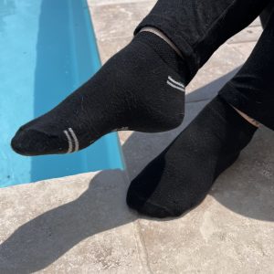 Chaussettes neuves sales portées 3 jours - noires