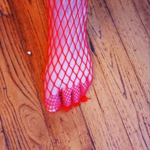 résilles rouge sexy
