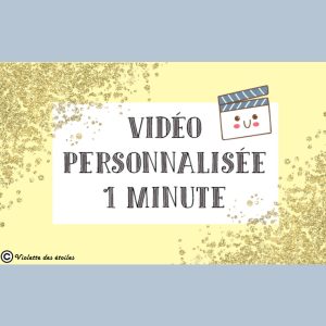 Spéciale petit budget 🎬🍿 Vidéo personnalisée 1 MINUTE 🍿🎬