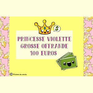 👑Pour ta Princesse : 100 euros👑
