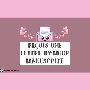 💌 Je t'envoie une lettre d'amour manuscrite 💌