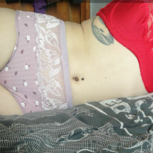 Mignonne culotte rose fleurie.🌼