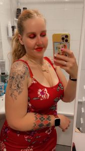 Femme tatouée 
