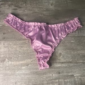 Tanga satiné Lila