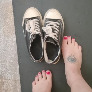 Baskets qui ont vécu, de nombreuses balades, des moments intimes 🥰