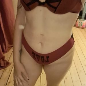 Soutien-gorge + culotte Bordeau et Noir