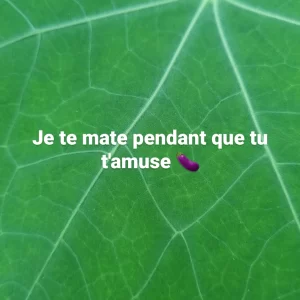 je te mate mon chéri 🥰