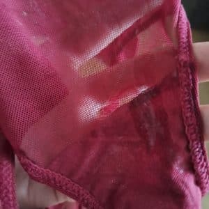 Culotte rempli de mouille après plaisir coquin...