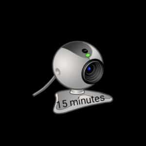Cam en duo de 15 minutes sur le réseaux de ton choix