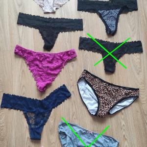 Culottes en coton; tanga; string..💦